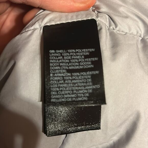 Womens The North Face 550 down gray puffer size M - Picture 6 of 6